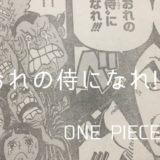 ワンピース ネタバレ 第962話 「大名と家臣」感想