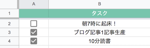 スプレッドシート チェックボックスの作り方と条件付き書式で背景色を自動的に変更する方法 ゆうやの雑記ブログ