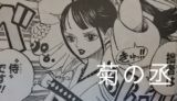 【ワンピース】 菊の丞の名言・名シーン3選 「逢いたくて逢いたくてわなないておりました♡♡」