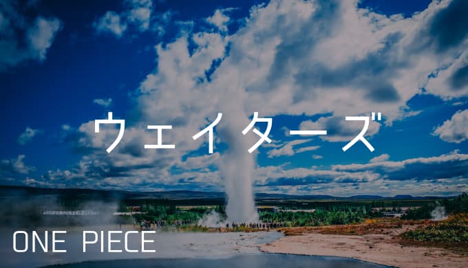 ワンピース ウェイターズの用語解説