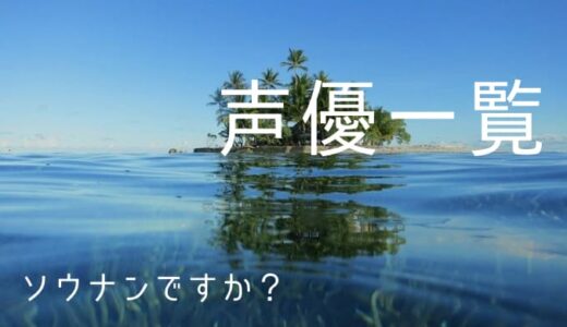 『ソウナンですか？』声優一覧